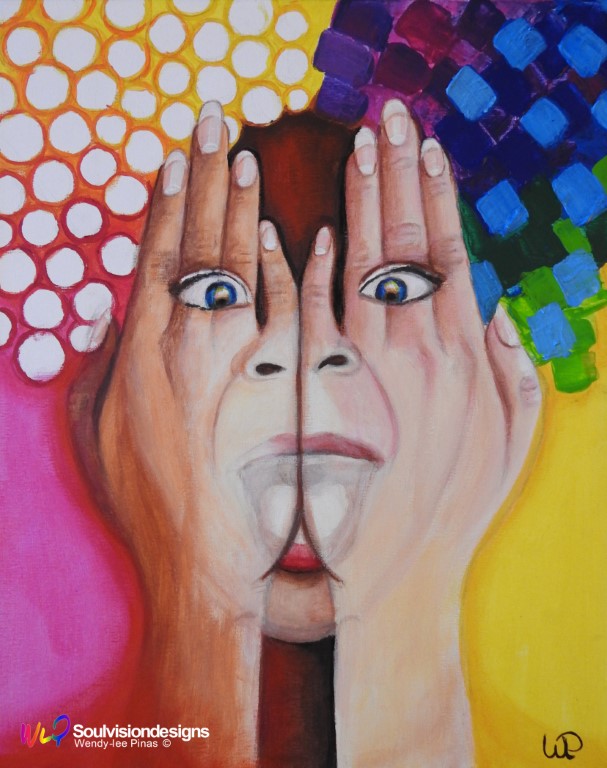 The Scream - Acrylic Painting by Wendy-lee Pinas (Medium)