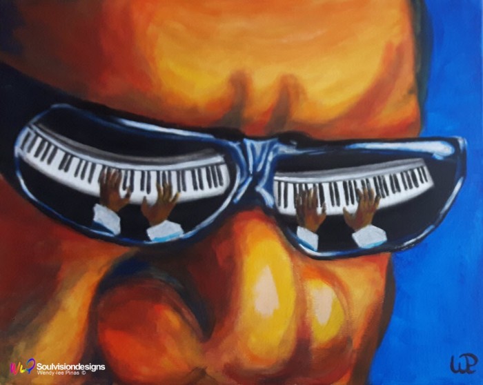 Pianoman - Acrylic Painting by Wendy-lee Pnas (2020) - 20200403_130054-cut (Middel)